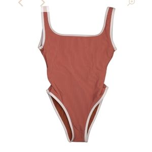 Lain Snow Ocean Isle One Piece Sangria Color